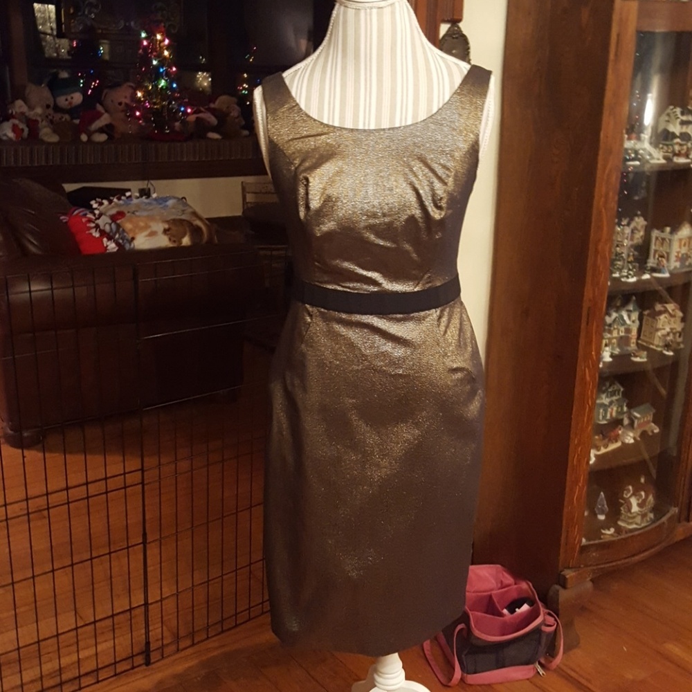 NWT Gold Black Worthington Dress Size 6
